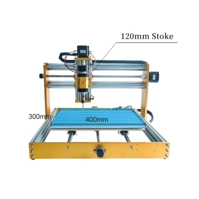 3040 Router Gold 300W 500W CNC Máquina de grabado de metal para piedra