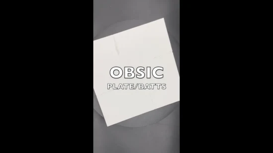 Obsic Refactory Material Proveedor Placas de carburo de silicio unidas con óxido Losa de tablero Sic para cerámica