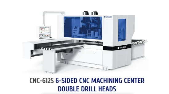 Máquina perforadora CNC de perforación de orificios de panel de cabina automática de seis lados para carpintería