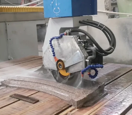 Mármol del fregadero de la encimera de la cocina de la cortadora de piedra del CNC de AXIS del sistema italiano 5