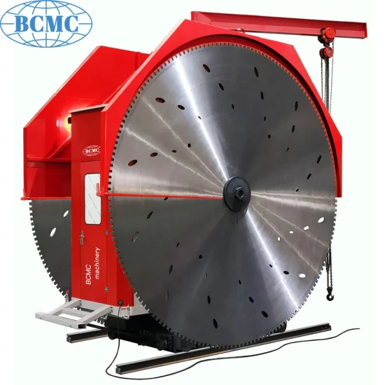 Bcmc Máquina de corte de piedra de doble hoja de alta eficiencia Motor de conducción potente Máquina de corte de cantera de granito de bloque duro natural para la venta Us Ca Za Zw