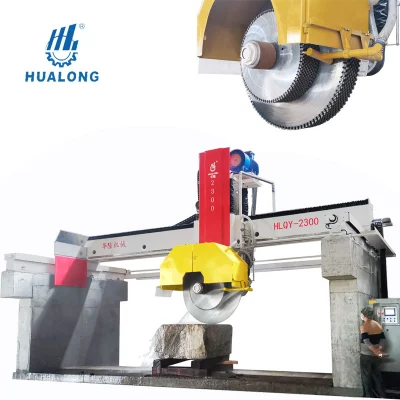 Hualong CE Máquina automática de corte de bloques de piedra de cuchillas múltiples de alta velocidad para mármol Granito Cuarzo en India / África